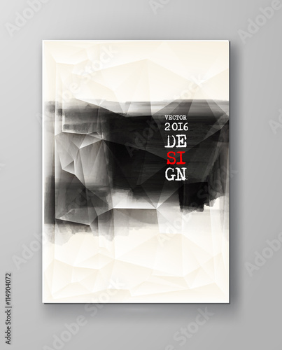 Abstract inkblot background.