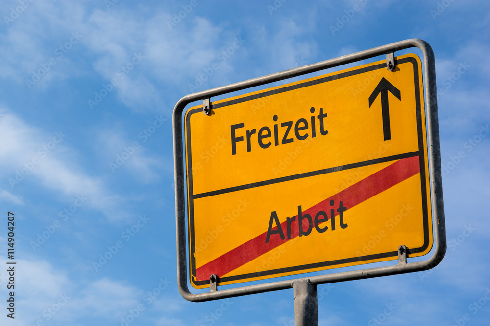 Schild 112 - Freizeit