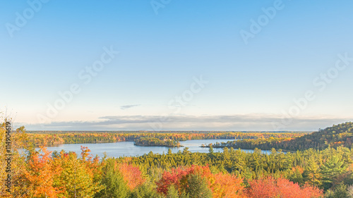 Autumn Colors, Canoer's Memorial Overlook, AuSable Scenic Byway,