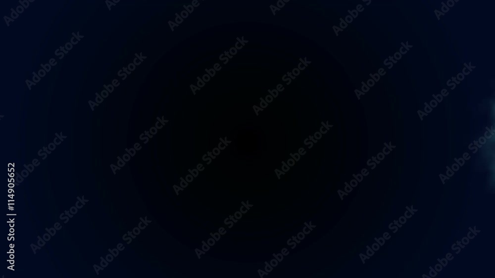 Splash of blue smoke on a black background Splash of blue smoke on a black background