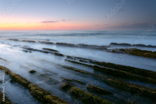 Sunset at Algorri beach