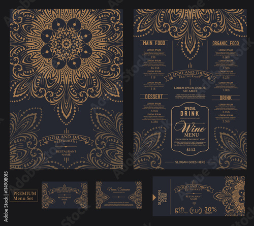 Menu set.