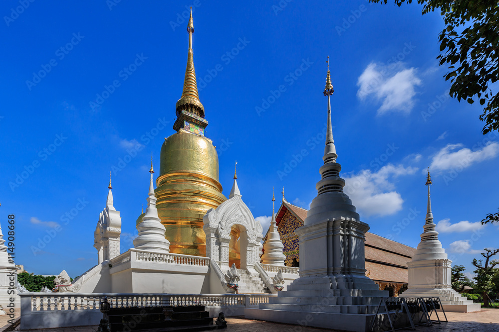 Fototapeta premium Wat Suan Dok, Chiangmai, Thailand