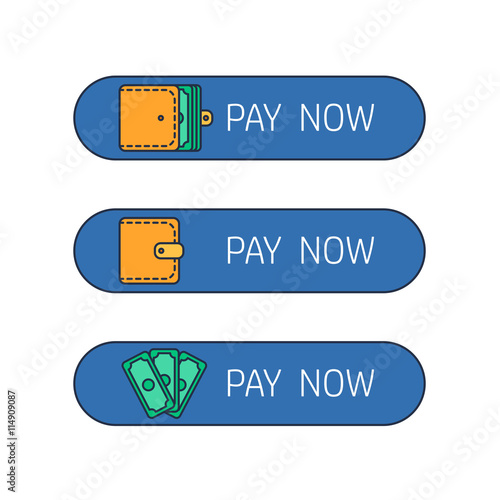 Web payment button