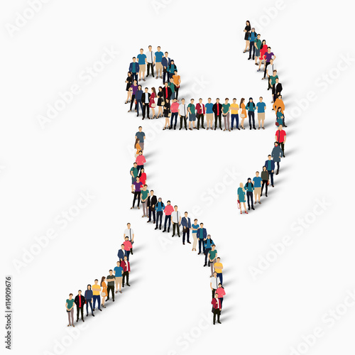 people sports archery vector