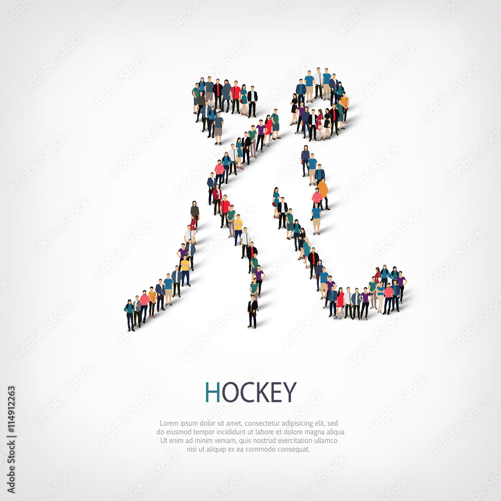people sports hockey vector people sports hockey vector