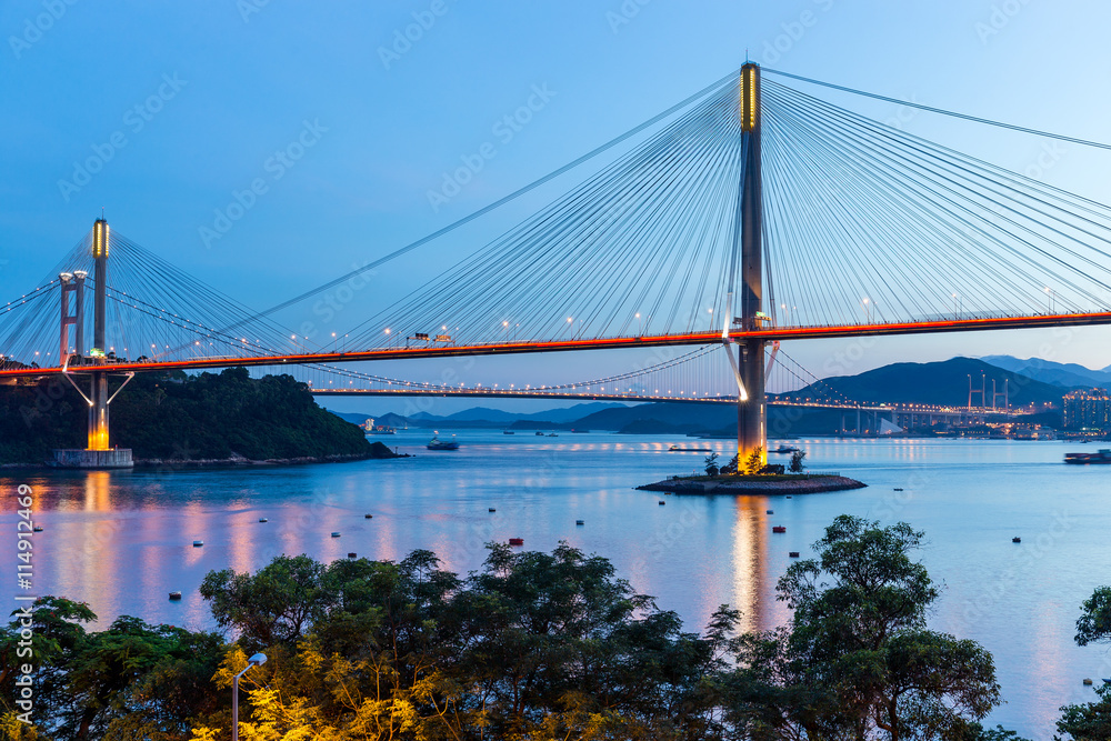 Fototapeta premium Hong Kong bridge