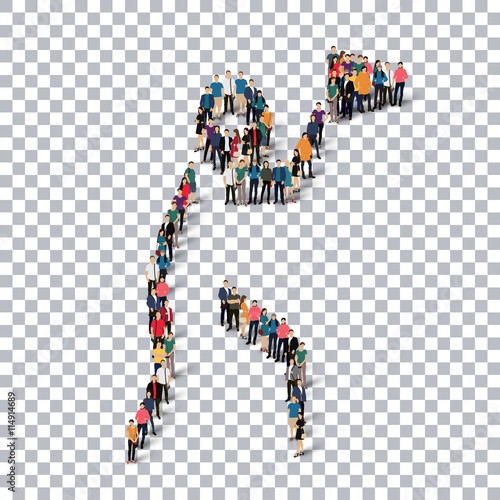 people sports hammer throw vector