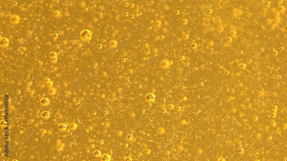 Slow Motion Beer Bubble Background Slow Motion Beer Bubble Background