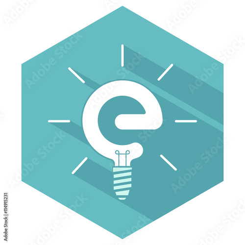 Green energy simple vector icons