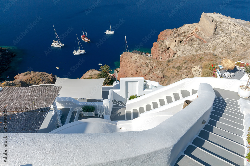 Fototapeta premium Oia. Traditional architecture of Santorini.