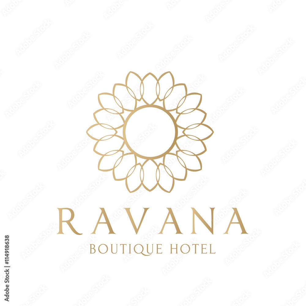 Fototapeta premium Boutique Hotel logo, 