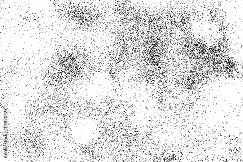 Abstract grainy texture isolated on white background. Silhouette of food flakes such as salt or almond or wheat flour spread on the flat surface or table. Top view. Dust, sand blow or bread crumbs.