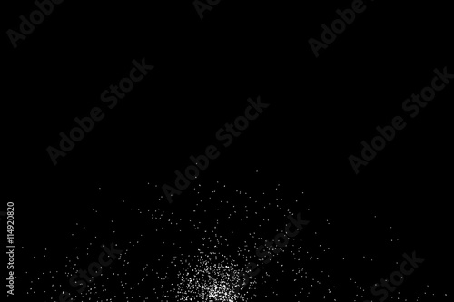 Vintage gravel texture, easily add grungy aged distress retro look to your work. White sparkles or glitter blow on black.