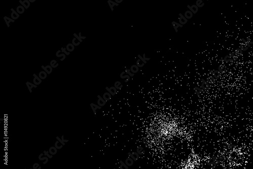Vintage gravel texture, easily add grungy aged distress retro look to your work. White sparkles or glitter blow on black.