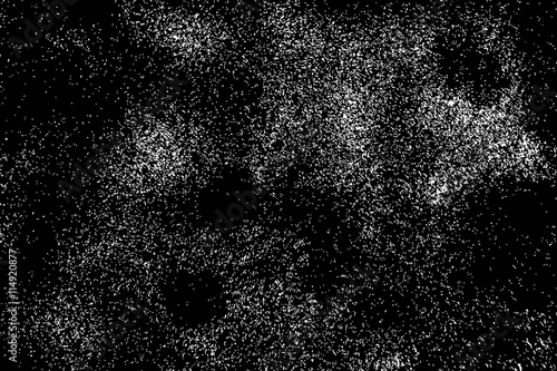 Vintage gravel texture, easily add grungy aged distress retro look to your work. White sparkles or glitter blow on black.