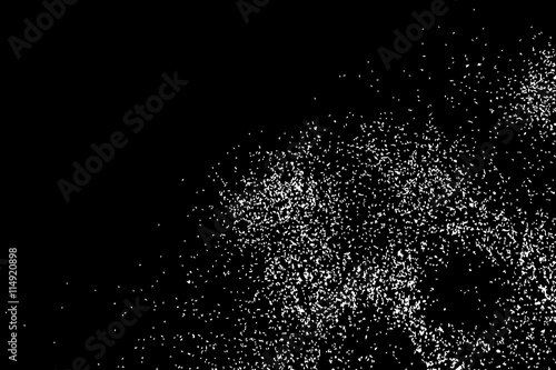 Vintage gravel texture, easily add grungy aged distress retro look to your work. White sparkles or glitter blow on black.