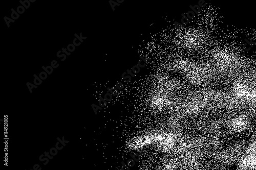 Vintage gravel texture, easily add grungy aged distress retro look to your work. White sparkles or glitter blow on black.