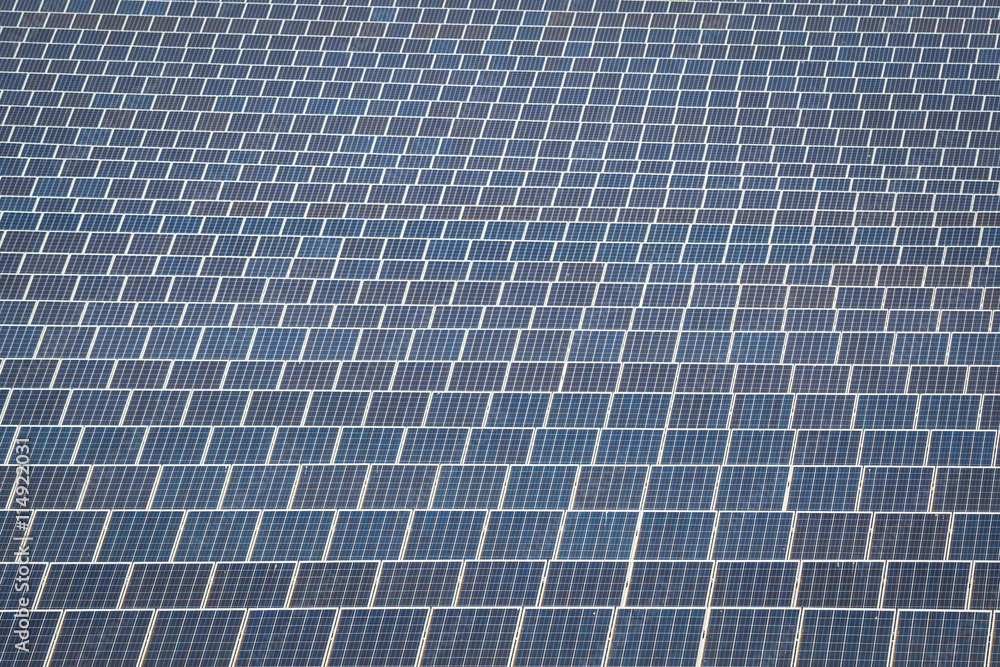 Solar panel produces green, environmentally friendly energy from Solar panel produces green, environmentally friendly energy from