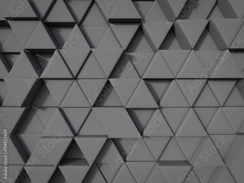 abstract triangle shape background in gray color random position