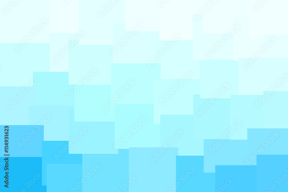 Abstract polygonal blue squares Abstract polygonal blue squares