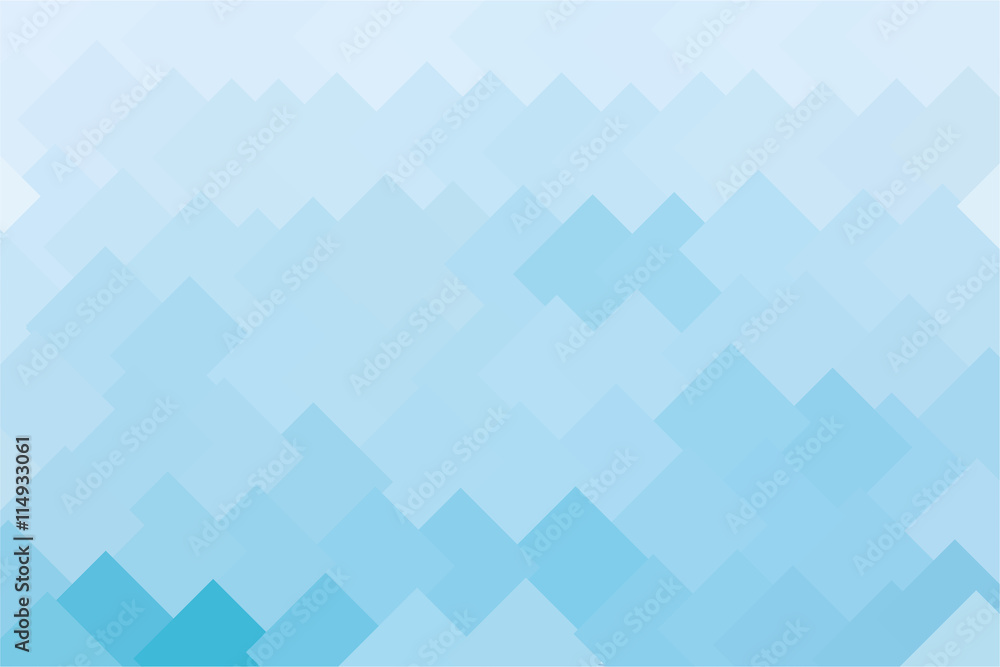Abstract polygonal blue squares Abstract polygonal blue squares