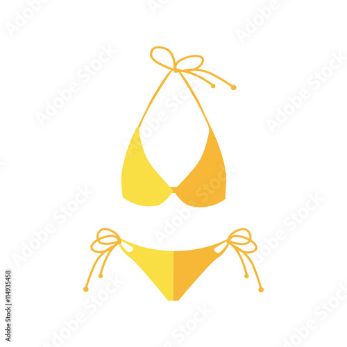 Female Swimsuit Isolated