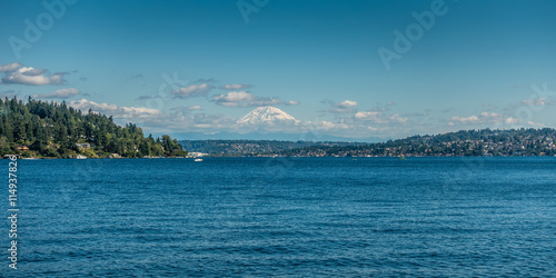 Rainier Across The Lake 3 © George Cole