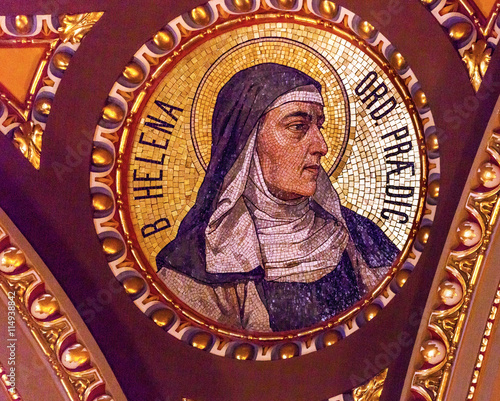 Helen of Hungary Mosaic Saint Stephens Cathedral Budapest