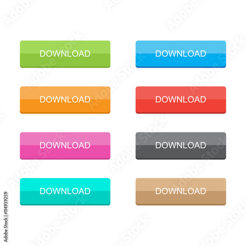 Set of download buttons