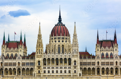 Parliament Building Boats Budapest Hungary