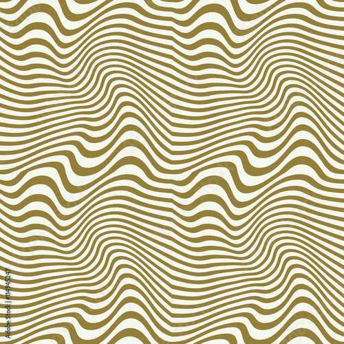 Vector ornamental continuous background made using undulate line