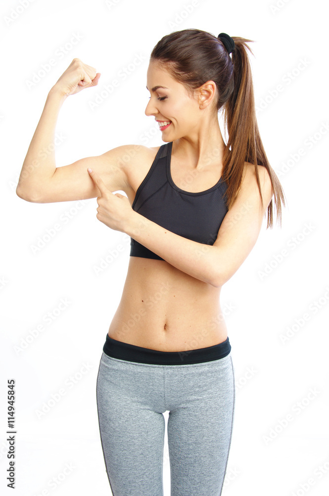 beautiful girl exercise in sporty fashion and stretching muscles after fitness training beautiful girl exercise in sporty fashion and stretching muscles after fitness training