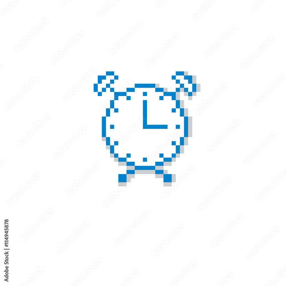 Vector pixel icon isolated, 8bit graphic element. Simplistic ala Vector pixel icon isolated, 8bit graphic element. Simplistic ala