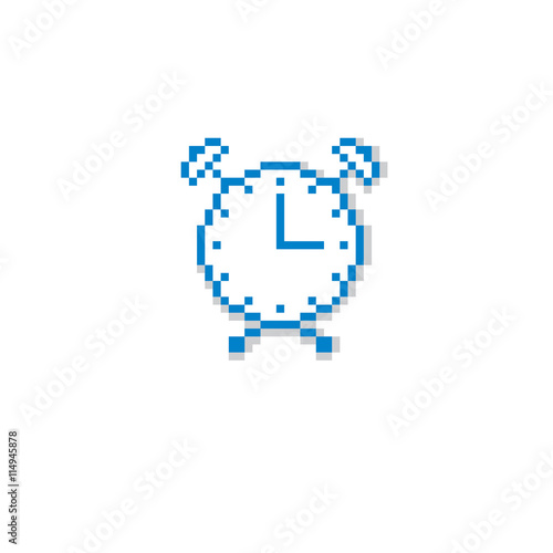 Vector pixel icon isolated,...