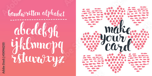 Set for greeting card