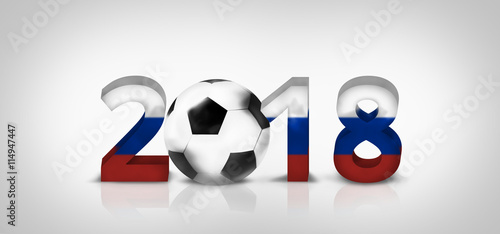 2018 russian soccer footbal...