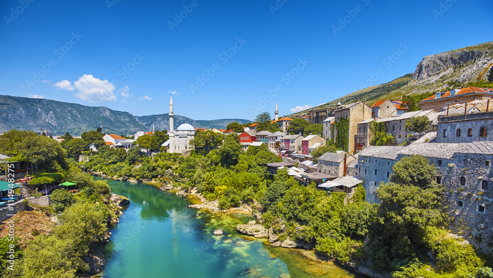 The view of Mostar