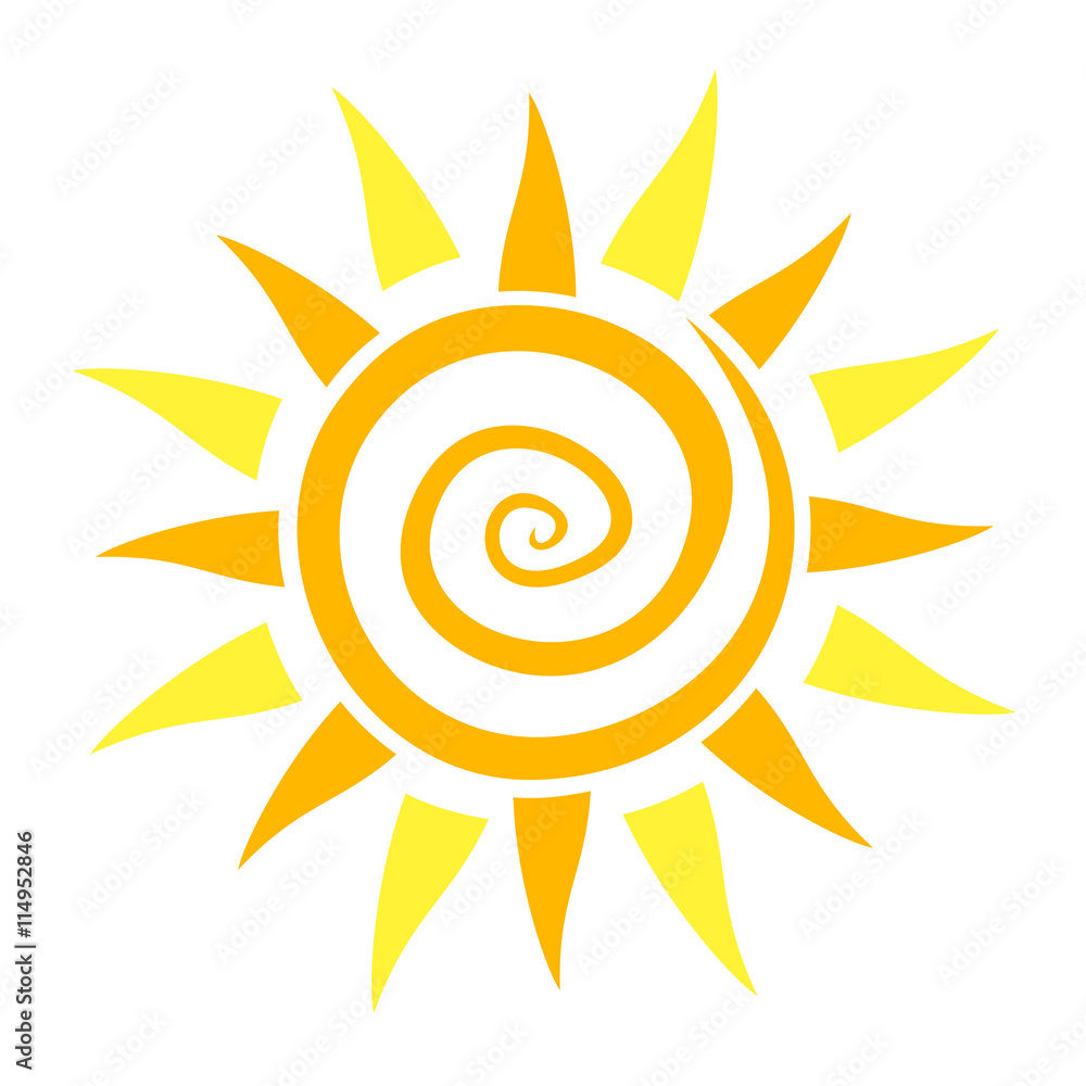 Fototapeta premium sun icon