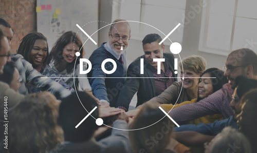 Εκτύπωση καμβά Do It Activity Action Ideas Motivate Planning Concept