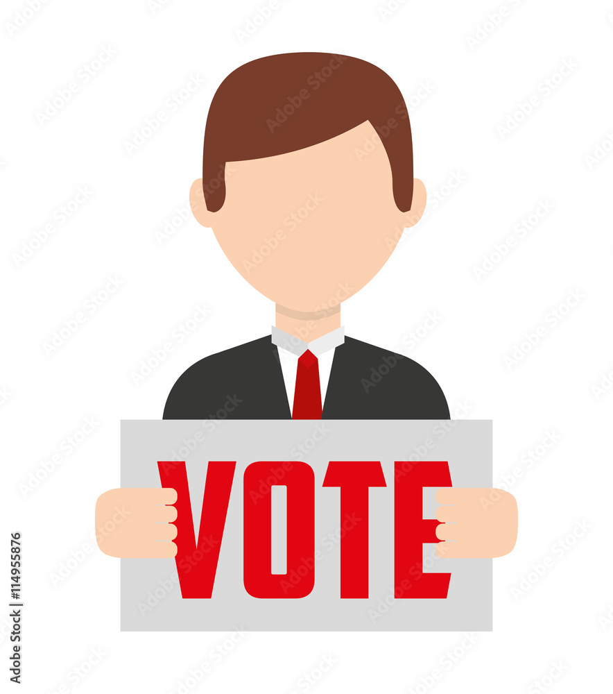 vote label isolated icon design vote label isolated icon design