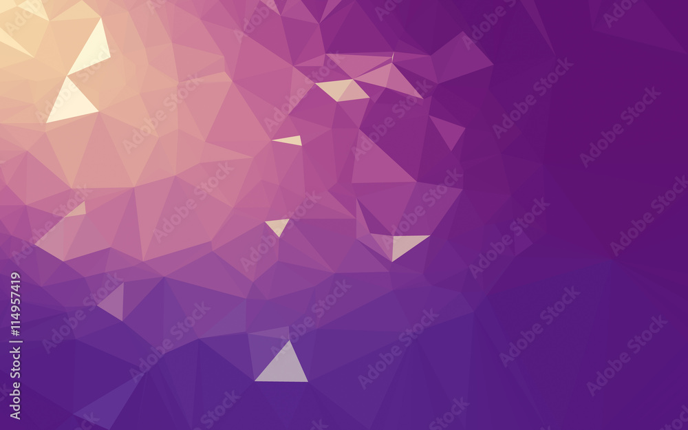 Abstract low poly background, geometry triangle