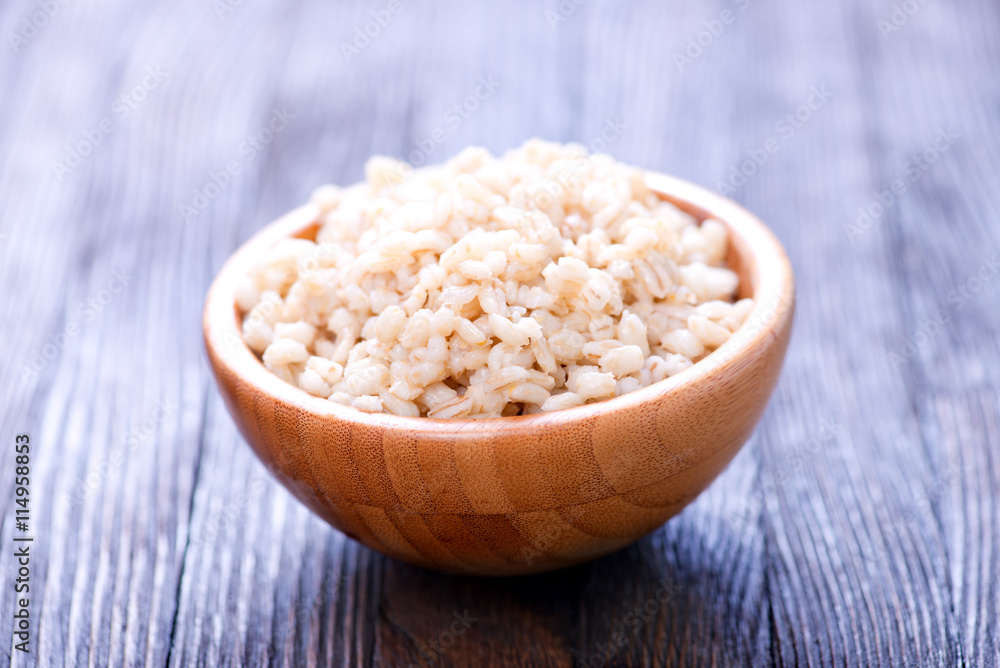 boiled barley porridge boiled barley porridge