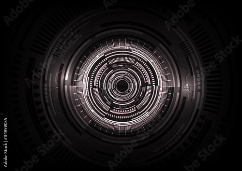 Dark Abstract Technology background.