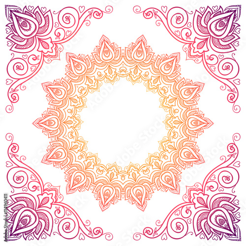 Vector Beautiful Mandala.