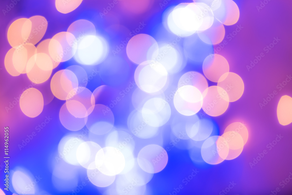 Blurred festive lights. Bokeh Blurred festive lights. Bokeh