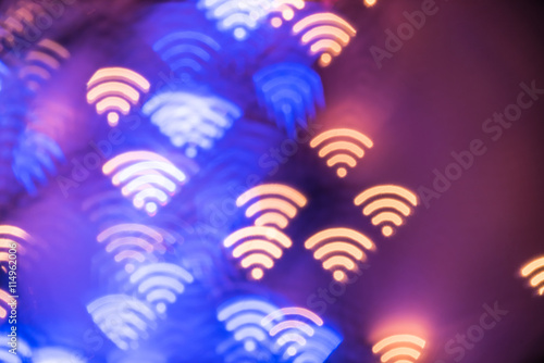 Abstract wireless background