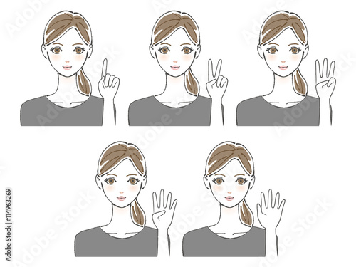 女性セット サイン