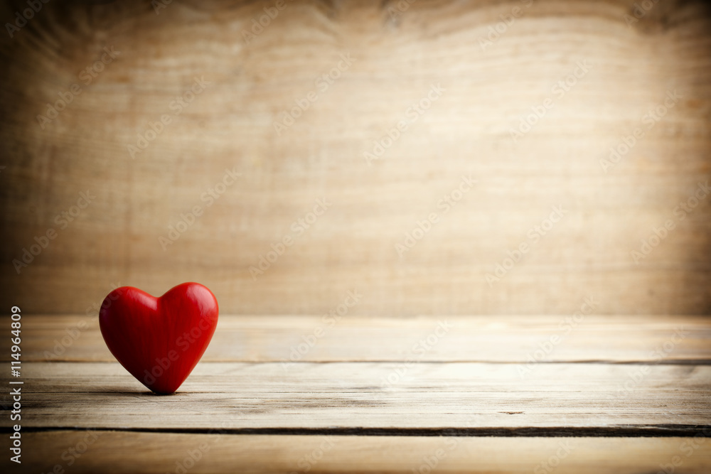 Fototapeta premium Red heart.
