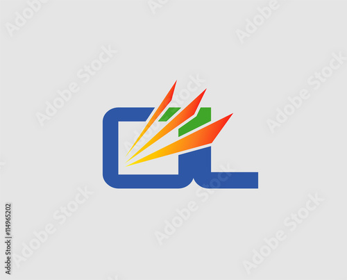 Free Download OL letter logo
 - GFXLoad